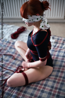 tease-and-deny:  heuristicphotography:  On the photo: SkinnyredheadPhoto/Rope/Light/Edit: