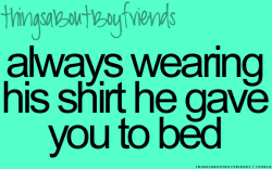 Things About Boyfriends