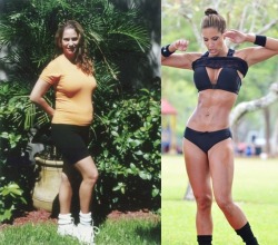 flora-love:  Jennifer Nicole Lee. Before and After. There really