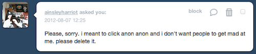 devourer-of-gods:pizzaforpresident:im laughing so hard youâ€™re so fucking stupid  Proof that people behind anon-hate are nothing but fucking cowards. So the next time an anon sends you hate, just remember this post and know youâ€™re so much better than