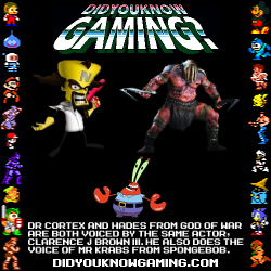 didyouknowgaming:  Crash Bandicoot and God of War. Submitted
