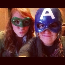 Cap'n Amurka & Green Lantern! @_rachmarie :) (Taken with