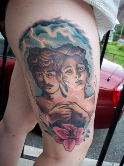 fuckyeahtattoos:  I posted the unfinished version of this tattoo