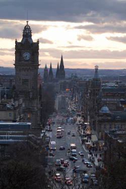 travelingcolors:  Princes Street, Edinburgh | Scotland (by Peter