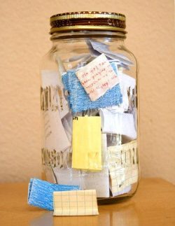 justahobbit:  Start the year with an empty jar and fill it with
