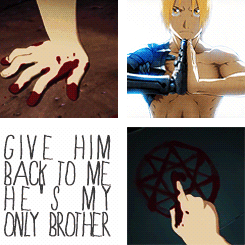 alkahestic:  edward elric’s first and last transmutations done