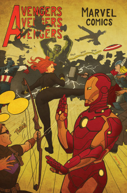 noahbodie:  Avengers Art Appreciation variant cover for Secret