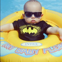 GNasty(: #baby #batman  (Taken with Instagram)