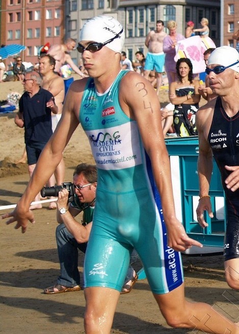 Young triathlete. You can see everything!
