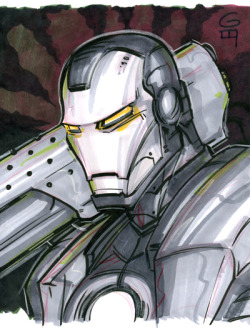 comics-continuum:  Marker Commission: War Machine by ~grantgoboom