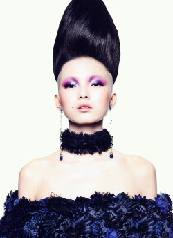 powderdoom:  Ju Xiowen in Numero China April 2012