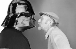 Darth Vader enjoying a rare tender moment with Empire Strikes