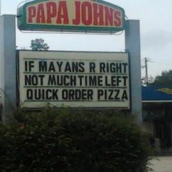 dmanmarxx:  At least Papa John is being realistic and straight