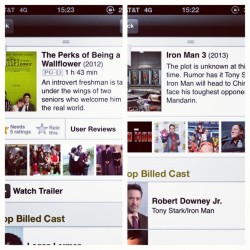 #picstitch so stoked for these movies #theperks #ironman3 :)