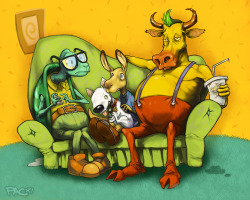 trippy-psychedelix:  Rocko’s Surreal Life by ~grungepuppy 