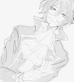 kenketsu:   ．．．．．（あか）  
