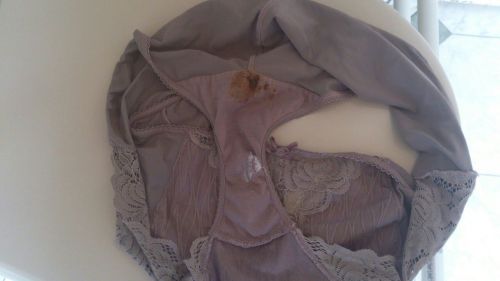 curious91948 (curious91948@googlemail.com) submitted: Here are more of my wifes soiled knickers ! ! E-mail me for more samples and pix of her voyeured in her undies – She is totally unaware ! !