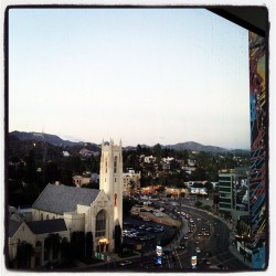 Hollywoodland is my backyard this week! (Taken with Instagram