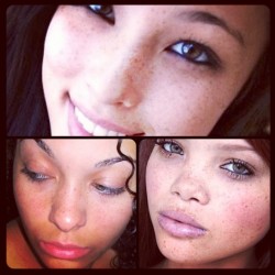 #freckles #pretty #instaphoto #hotness #whoa  (Taken with Instagram)