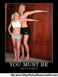 You must be this tall!