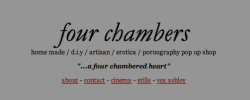 fourchambers.tumblr.com So, I have been plotting something recently.