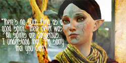 lelianas:  DA30 Day 10: Favorite Party Banter  Merrill: I miss