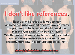 yes because references have absolutely everything to do with