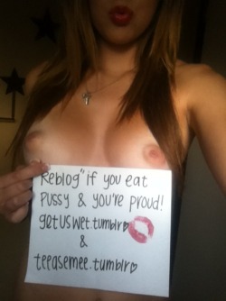 getsuswet:  Reblog if you eat pussy & you’re proud ;) -baby