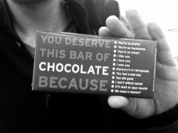 toocooltobehipster:  this is so cute omg i love chocolate and