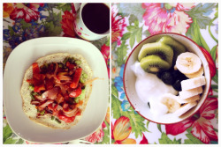 madeinhonoluluhawaii:  Today’s breakfast: Egg white omelet