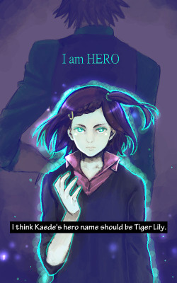 tigerandbunnyconfessions: I think Kaede’s hero name should