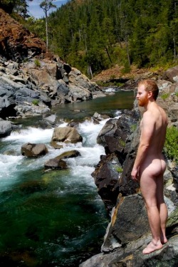 nudisthotspot:  Serenity by the river! 