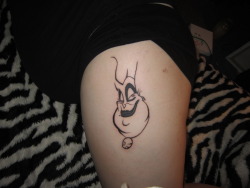 fuckyeahtattoos:  Ursula is my all-time favorite Disney villain,