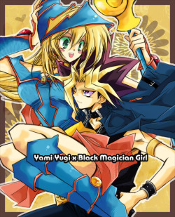 nerdgasmz:  dwarfwoodland:  Yami Yugi x Black Magician Girl,