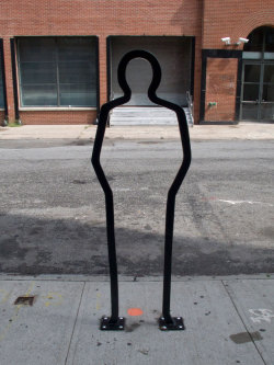 nevver:  David Byrne bike racks 