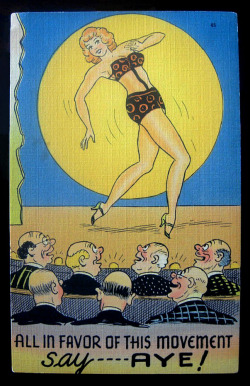 burleskateer:   ALL IN FAVOR OF THIS MOVEMENT say —-AYE! Vintage