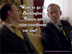 “Want to go to Buckingham Palace and color-coordinate our