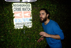 terrysdiary:  Jared Leto… Neighborhood Crime Watch 