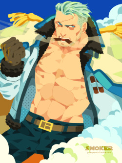 polapaz321:  One Piece-Smoker. I like his new hair style. It’s