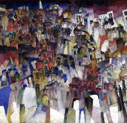 amare-habeo:  Aristarkh Lentulov (1882-1943) - Moscow, 1913 Oil