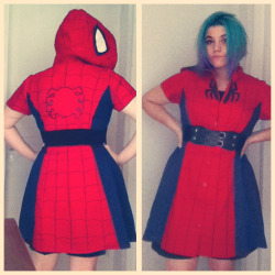 pr1ps:  Piderman dress. (Taken with Instagram) 