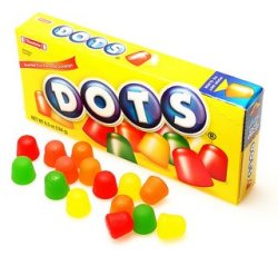 imasugaraddict:  Currently enjoying some Dots. Yum!