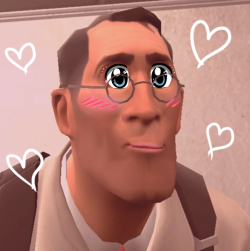 spychecking-your-butt:  I made kawaii Medic isn’t he kawaii