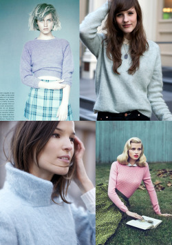 withagalaxyofquestions:  Subtle sweater girl Rookie Mag