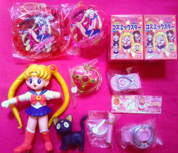 sailormooncollectibles:  a bunch of new items I got from Japan