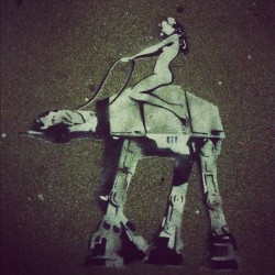 AT-AT street art (Taken with Instagram)