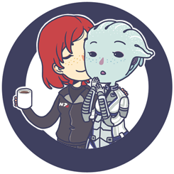 toy-panda:  So I made stickers. Yes, that is Javik/airlock and