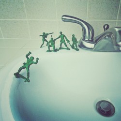 brockdavis:  At ease, soldier. My son asked me why his army men