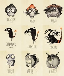 lycanthroat:  If Tim Burton Drew Pokemon Drawings By :Tim Burton