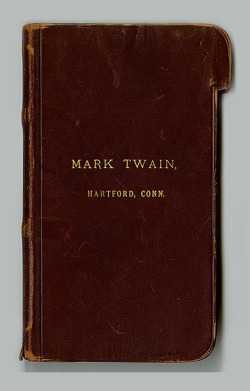 mythologyofblue:   Famous Notebooks 1. Mark Twain - “He had